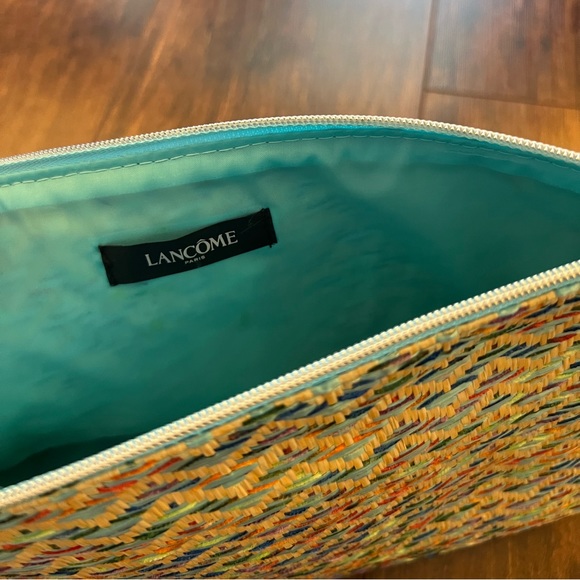 Lancôme Makeup Bag Straw Blue New - Picture 7 of 7